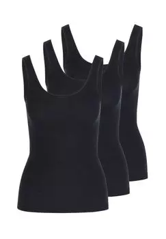 Майка/топ, 3 упаковки на каждый день Nina von C., черный