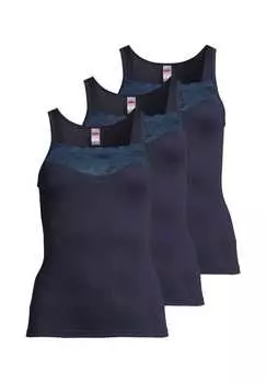 Майка/Топ из 3-х моделей из модала -Con-Ta-, синий