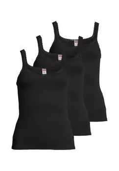 Майка/Топ из 3-х моделей из модала -Con-Ta-, черный