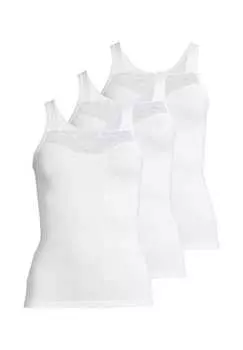 Майка/Топ из 3-х моделей из модала -Con-Ta-, белый