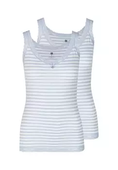 Майка/топ Ким Nina von C., цвет Weiss Blue Angel