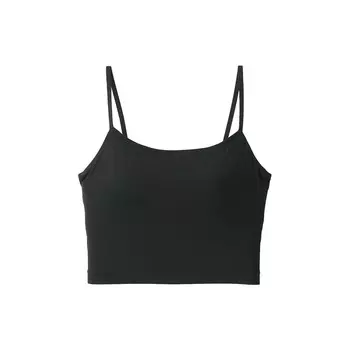 Майка-топ Muji с чашечками, оранжевый