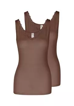 Майка/топ, упаковка из 2 уютных штук Nina von C., цвет Muskat