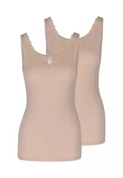 Майка/топ, упаковка из 2 уютных штук Nina von C., нюд
