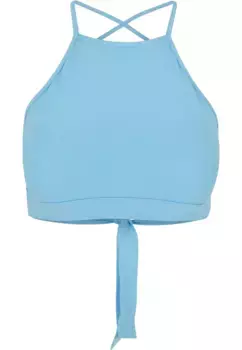 Майка-топ URBAN CLASSICS " Urban Classics Women's Ladies Triangle Top", синий