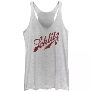 Майка Tri-Blend Racerback с логотипом Pabst Schlitz для юниоров Licensed Character