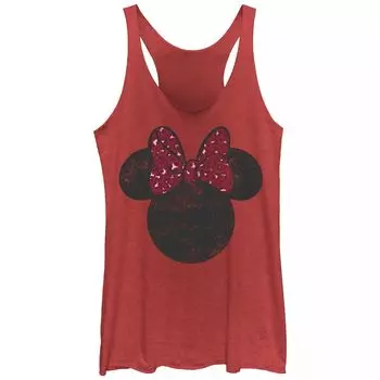 Майка Tri-Blend Racerback с силуэтом Минни Маус Disney's Juniors Licensed Character