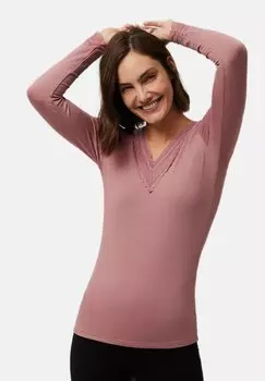 Майка TRMICA MANGA LARGA CUELLO PICO Ysabel Mora, розовый