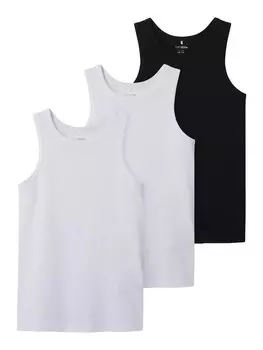 Майка TWO SOON, черный/белый