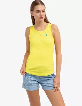 Майка U.S. Polo Assn.Rib Tank, желтый