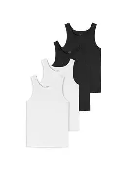 Майка UNCOVER BY SCHIESSER, черный/белый