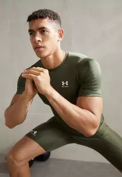Майка Under Armour, цвет Marine Green/White