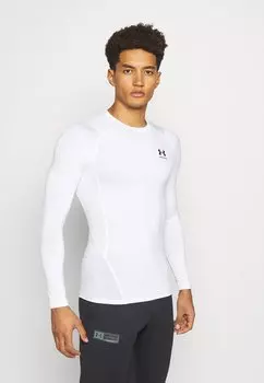 Майка Under Armour HG ARMOUR COMP LS, цвет White // Black