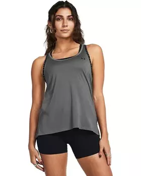 Майка Under Armour Knockout Tank, цвет Castlerock/Black