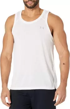 Майка Under Armour Streaker Singlet, цвет White/White/Reflective