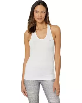 Майка Under Armour UA HeatGear Armour Racer Tank, цвет White/Metallic Silver
