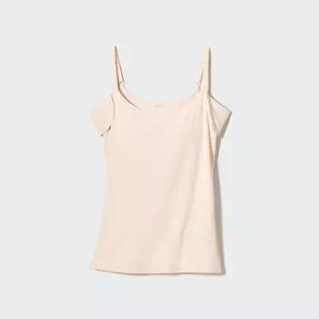 Майка Uniqlo Airism Acetribra, бежевый