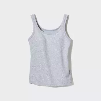 Майка Uniqlo Airism хлопковая, серый