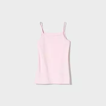Майка UNIQLO AIRism из смесового хлопка, розовый