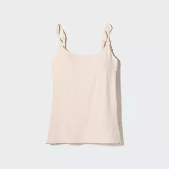 Майка Uniqlo AIRism на бретелях, слоновая кость