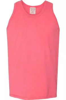 Майка-унисекс ComfortWash by Hanes Garment-Dyed, цвет coral craze