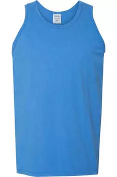 Майка-унисекс ComfortWash by Hanes Garment-Dyed, цвет summer sky blue