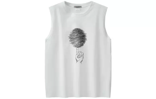 Майка унисекс Dryworld, белый