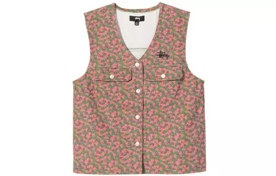 Майка унисекс многоцветный Stussy, цвет Multicolor