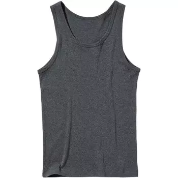 Майка унисекс темно-серый Uniqlo, темно-серый