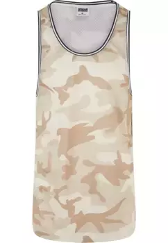 Майка URBAN CLASSICS "Мужская майка с камуфляжной сеткой Urban Classics" (1 шт.), цвет Simplesandcamo