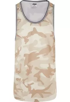Майка Urban Classics Shirt Camo, цвет camel/sand/dark beige