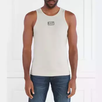 Майка узкого кроя Ea7, бежевый