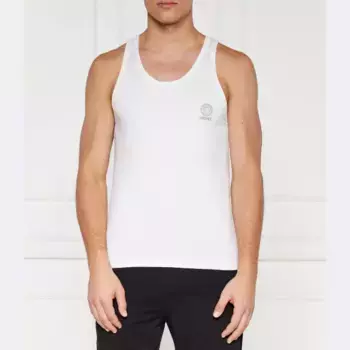 Майка узкого кроя Versace, белый