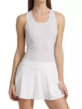 Майка Varley с круглым вырезом paseo cut out performance, белый