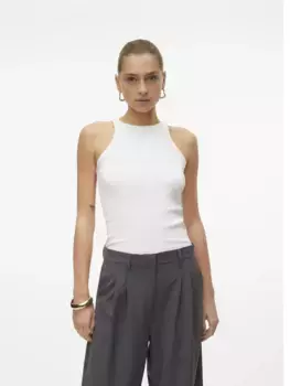 Майка Vero Moda "VMCHLOE SHORT TANK TOP JRS NOOS", белый