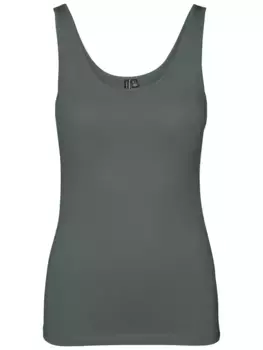 Майка Vero Moda "VMMAXI MY SOFT UU TANK TOP NOOS", зеленый