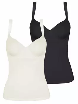 Майка Viania 2 шт, цвет cream schwarz