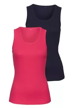 Майка VIVANCE Top, цвет cobalt blue/pink