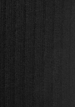 Майка Vivance в рубчик, изготовленная из модного ребристого материала, черный