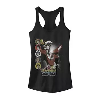 Майка Voltron Hexagons Lions Unite для юниоров с графическим рисунком Licensed Character, черный