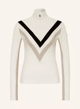 Майка voss из шерсти мериноса WE NORWEGIANS, цвет WEISS/SCHWARZ/BRAUN