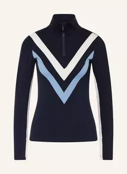 Майка voss из шерсти мериноса WE NORWEGIANS, цвет DUNKELBLAU/ECRU/HELLBLAU