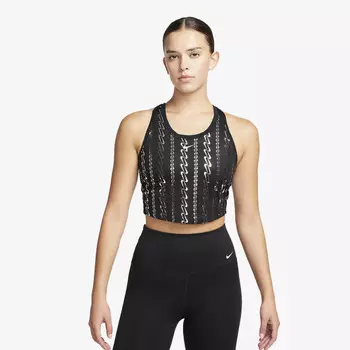 Майка w nk one df Tank AOP Nike, черный