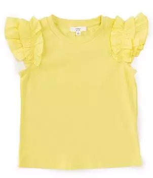 Майка в рубчик A Loves A Big Girls 7–16 лет, желтый