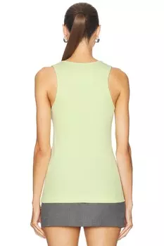 Майка в рубчик Givenchy, бледно-зеленый