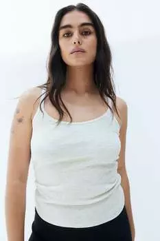 Майка в рубчик H&M, серый