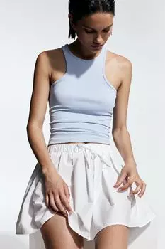 Майка в рубчик H&M, синий