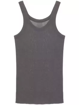 Майка в рубчик QUIRA, серый