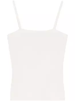 Майка в рубчик Rhe, бежевый