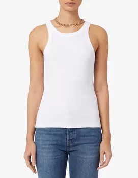 Майка в рубчик TOTEME, белый